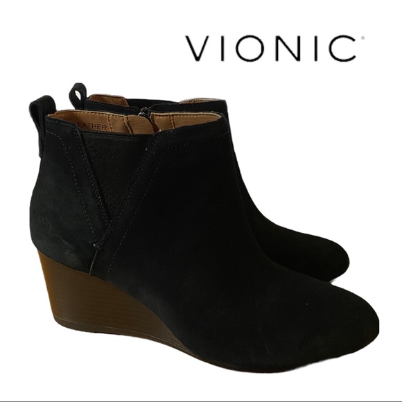 New Vionic Parkwood Paloma Black Suede 